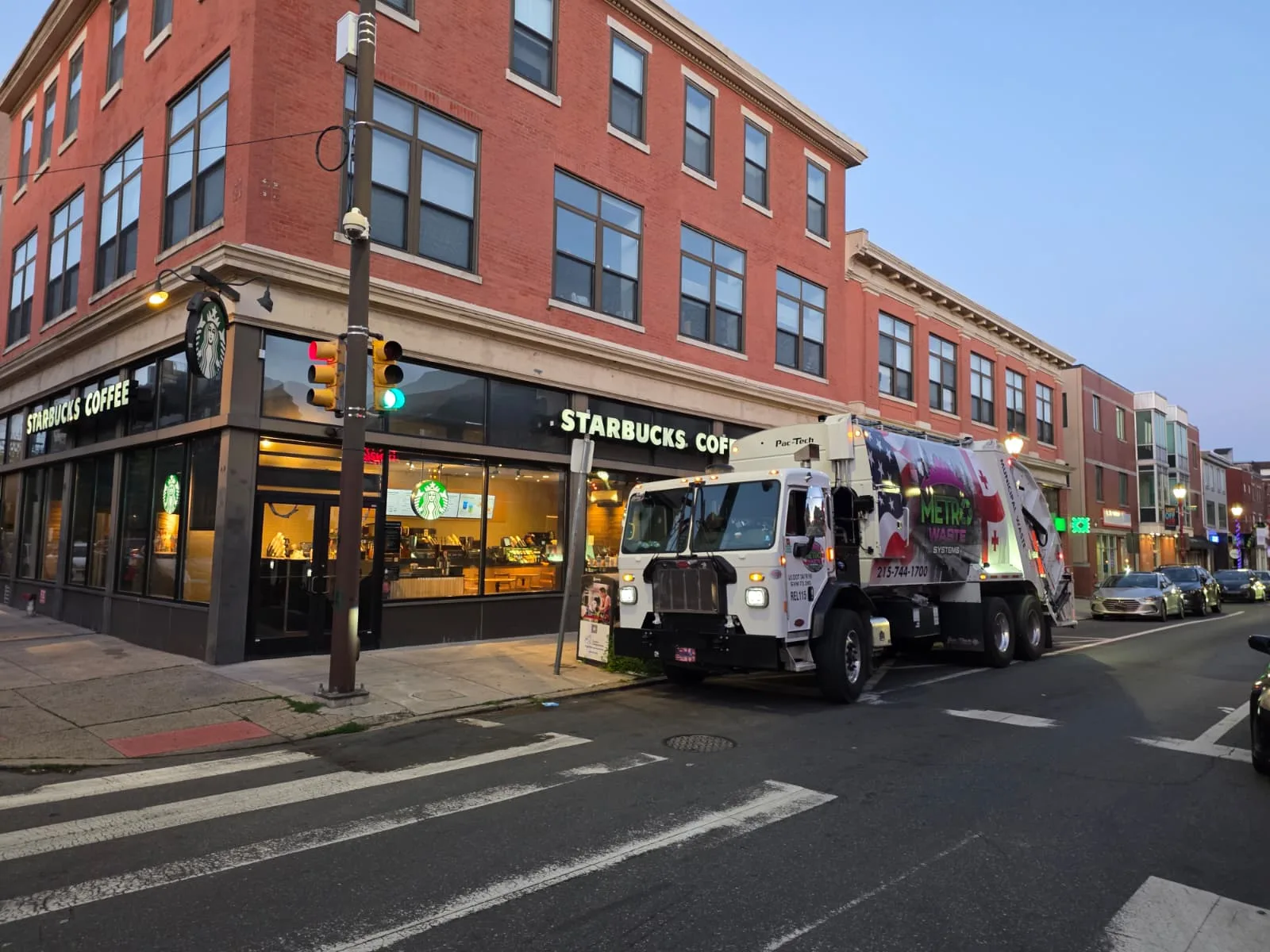 Metro Waste Solutions commercial waste pickup at a Philadelphia metro business location — reliable trash service photo 11