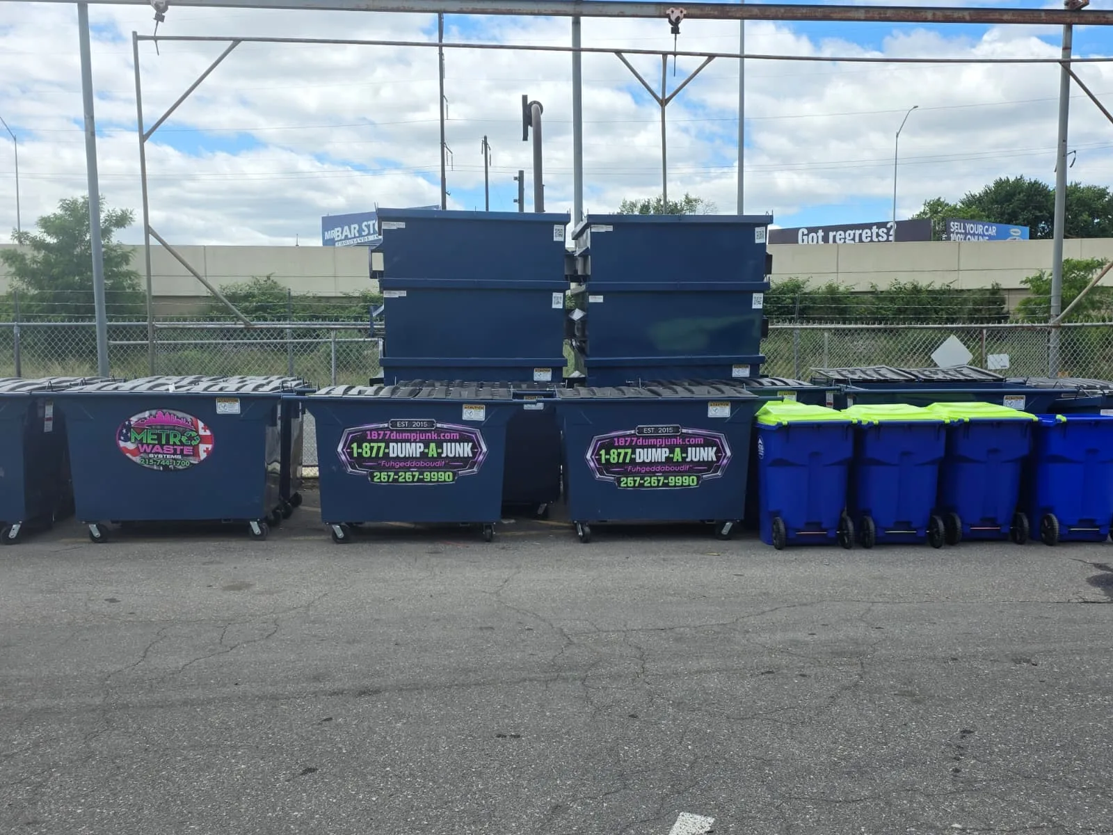 Construction debris and roll-off dumpster service at a Philadelphia area jobsite by Metro Waste Solutions — photo 5