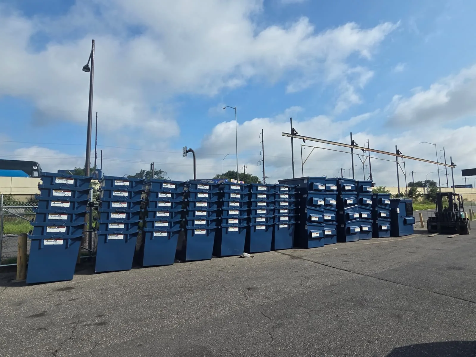 Metro Waste Solutions containers in the Philadelphia metro area — real fleet photo 7