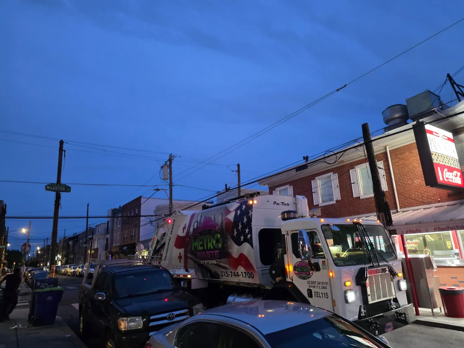 Metro Waste Solutions locally owned fleet and yard operations in Philadelphia