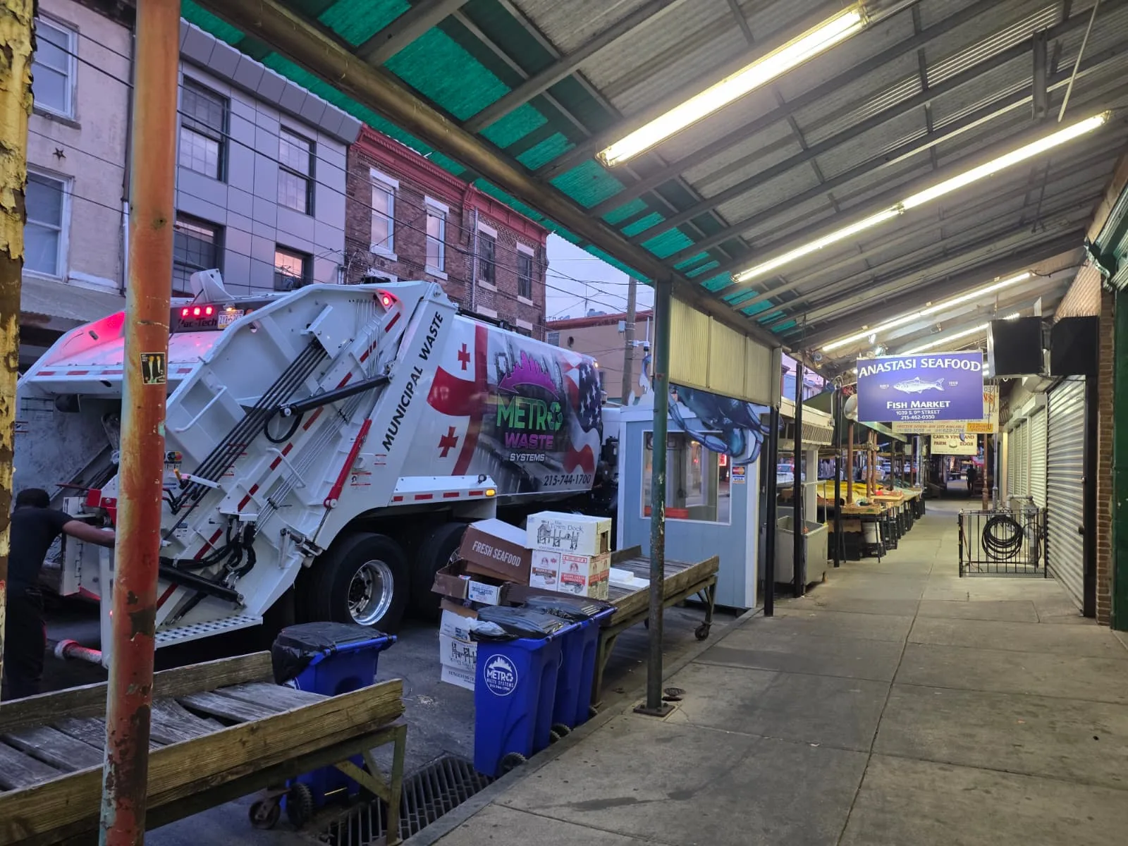 Commercial cardboard and OCC recycling collection in the Philadelphia metro